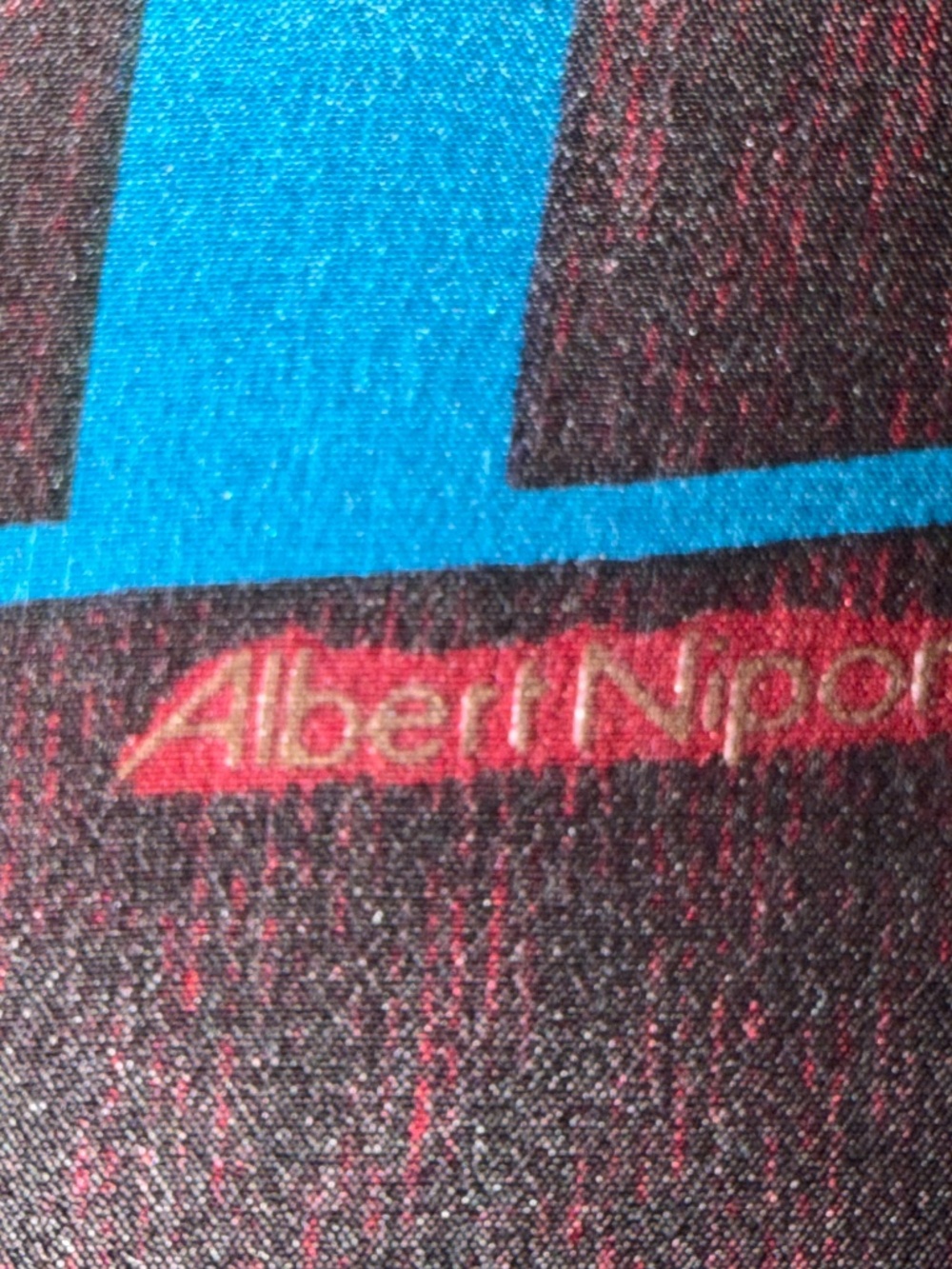 Albert Nipon Vintage Scarf 100% Silk. Made in Japan - Picture 4 of 8